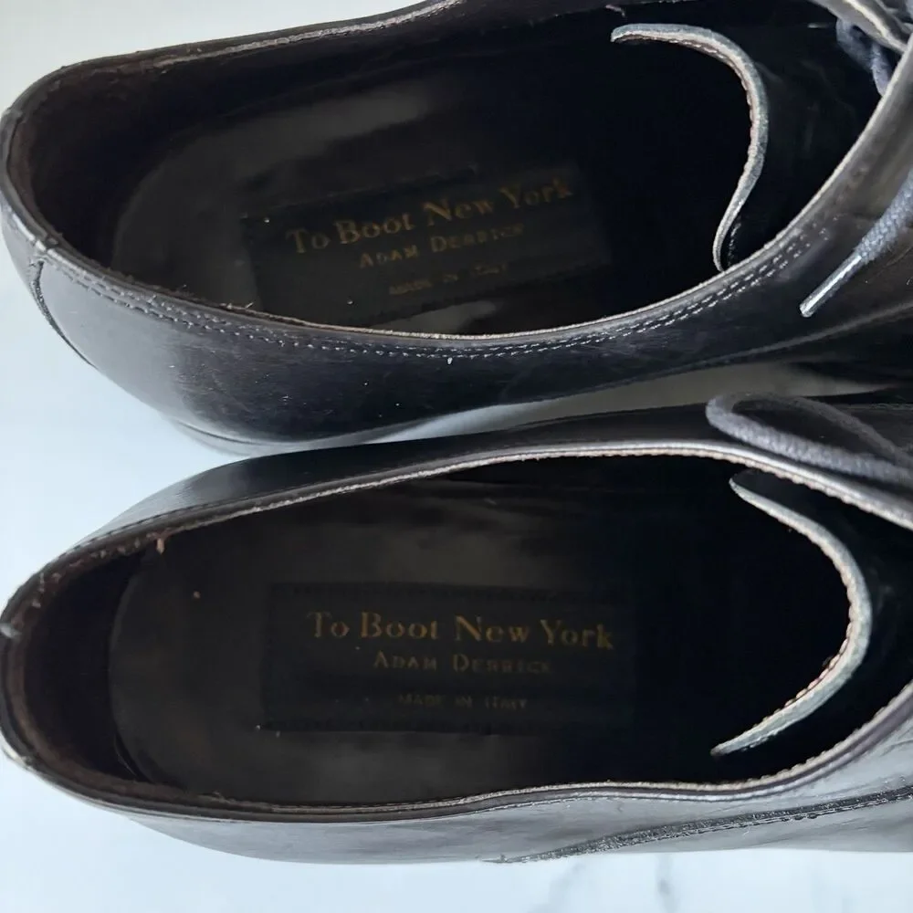 To Boot New York Mens Cap Toe Oxfords Size 8 Black